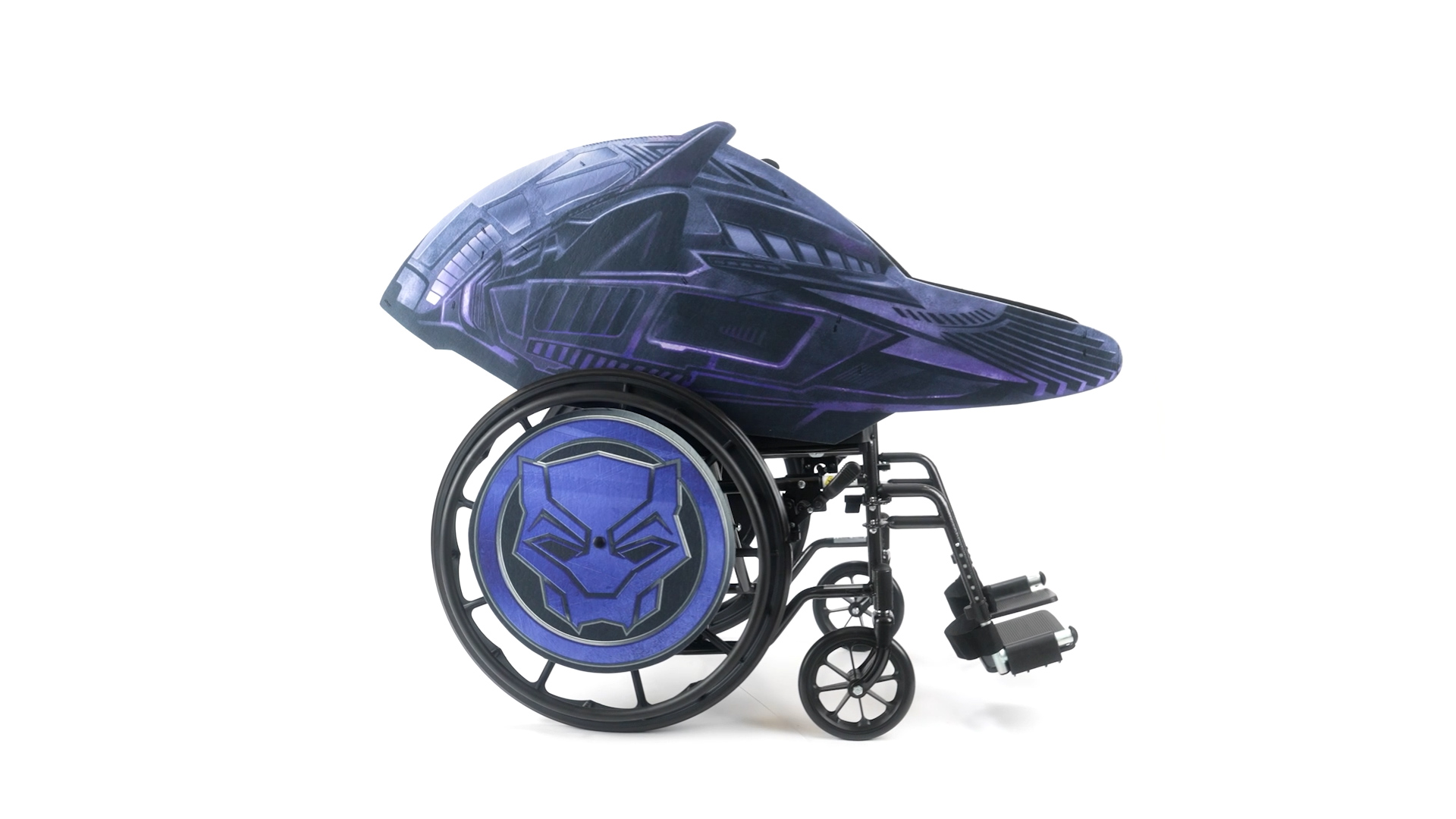 JWC1511 Black Panther Adaptive Wheelchair Accessory 360